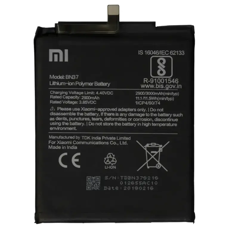 Redmi 6 Battery Replacement